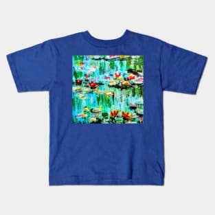 Copy of water lilies Kids T-Shirt